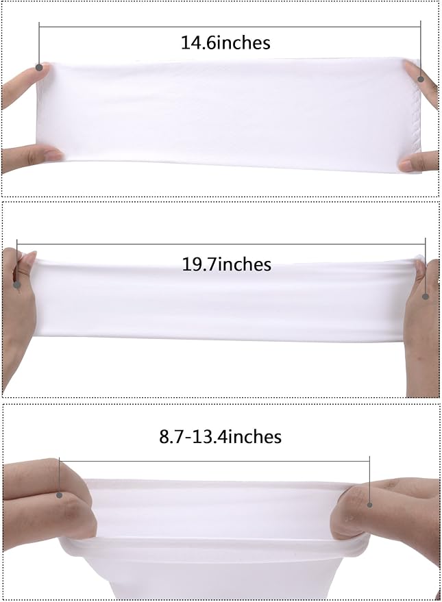 Mudder 8 Pairs UV Sun Protection Cooling Arm Sleeves for Men Women Youth Silk Compression Arm Cover Breathable Outdoors Sport