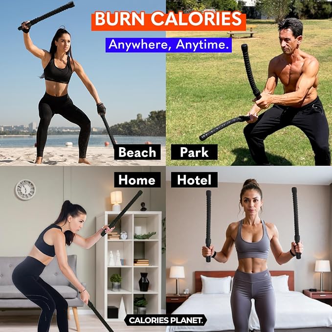 X1 Weighted Ropeless Battle Ropes, Heavy-Duty Cordless Battling Ropes | Medium-High Intensity | Hardcore Trainers | Arm & Shoulder Workout | Low-Impact HIIT | Zero Noise Cardio | Full Body Fat Burn