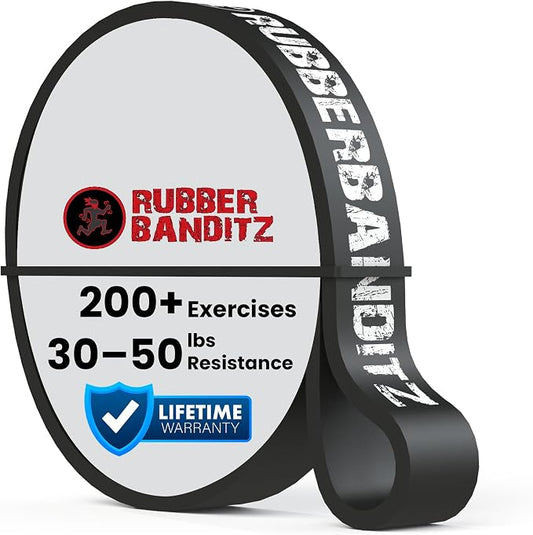Rubberbanditz Pull Up Assist Resistance Bands Heavy Duty Loop Exercise Workout Bands for Powerlifting, Mobility, and Stretching