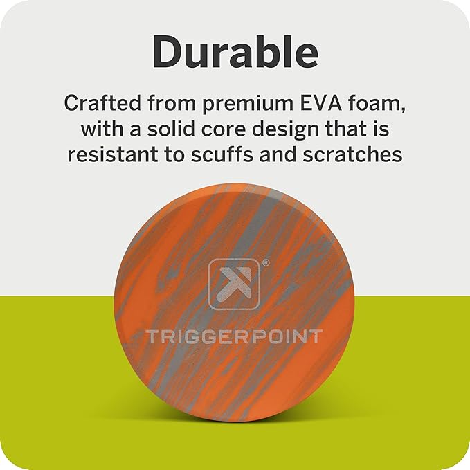 TriggerPoint Foundation Roller - Premium EVA Foam Muscle Recovery and Flexibility Roller, Soft Compression for Injury Prevention, Travel-Friendly, Ideal for Athletes