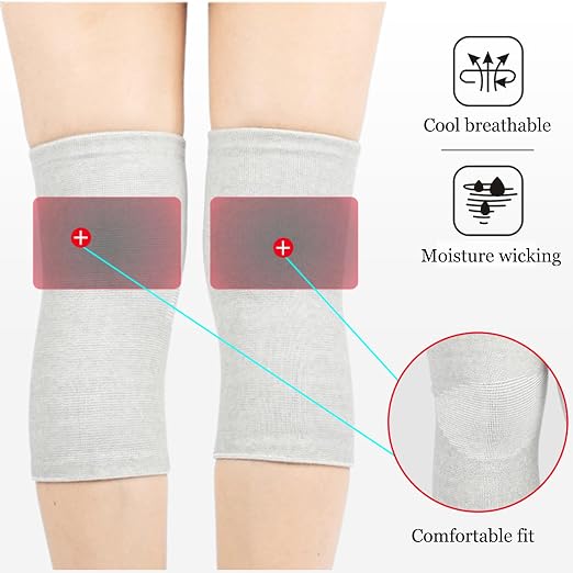 Bamboo Knee Sleeves for Women Knee Pain, Bamboo Charcoal Knee Sleeve