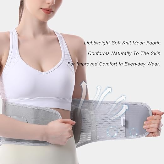 Back Brace for Lower Back Pain Relief for Women Adjustable Lumbar Support Belt Breathable 4D Mesh Fabric for Herniated Disc,Sciatica,Scoliosis Home Work Sports
