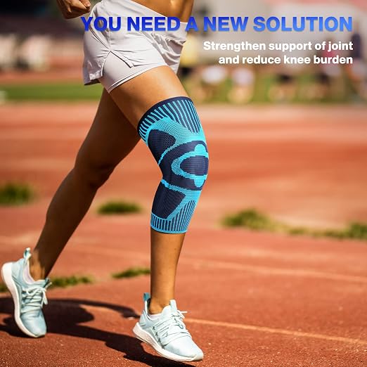 NEENCA Knee Braces for Knee Pain Relief, Compression Knee Sleeves with Patella Gel Pad & Side Stabilizers, Knee Support for Weightlifting, Running, Workout, Arthritis, Meniscus Tear, Men Women. ACE-53 | Patented Patella Gel Pad & Side Stabilizers, Comp...