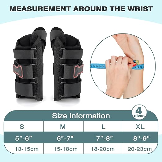 Medibot Wrist Brace & Thumb Spica Splint, for De Quervain's Tenosynovitis, Tendonitis, Carpal Tunnel & Arthritis Wrist Support Thumb Splint (Left Hand - Small)