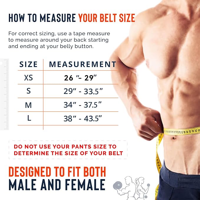 9mm Leather Fitness Weight Lifting Belt for Women&Men with 4 Inches Padded Lumbar Support for Power Lifting Workout & Squats Exercise