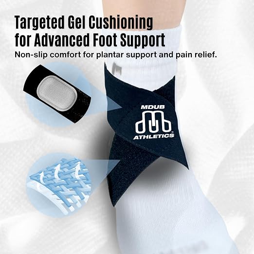 Ankle X Strap for Achilles Tendon and Planter Fasciitis Support, 1 Pack, Ankle Tendonitis Pain Relief Support Brace, Hiking, Soccer, Basketball, Running, Tennis, Volleyball & Pickleball