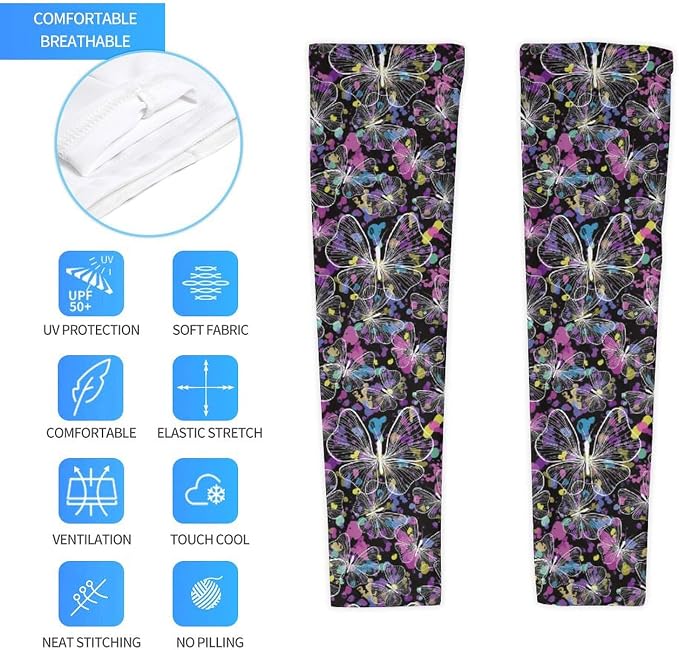 Marble Sports Compression Arm Sleeves for Men & Women - Youth Arm Sleeve Baseball Volleyball Sleeves & Basketball Sleeve