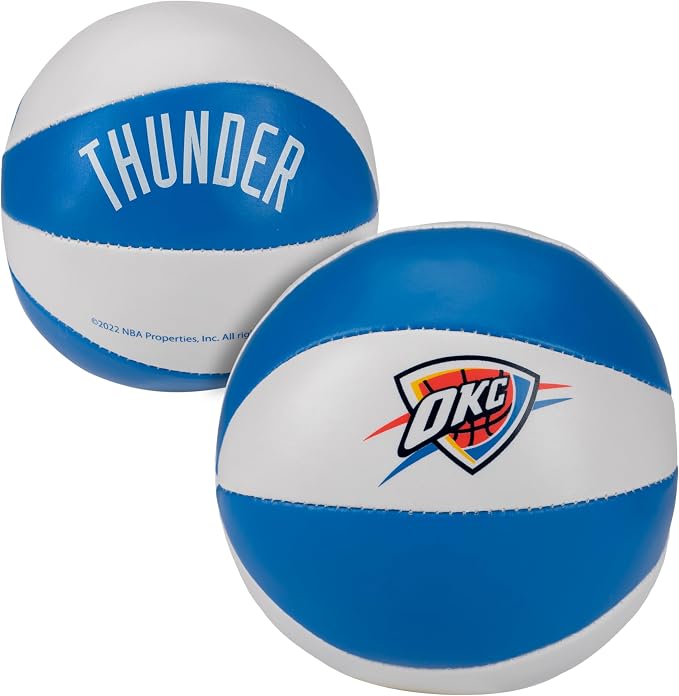 Franklin Sports NBA Toy Basketballs - 2 Pack of Kids Soft Mini Basketballs for Over The Door + Indoor Hoops - NBA Fan Shop