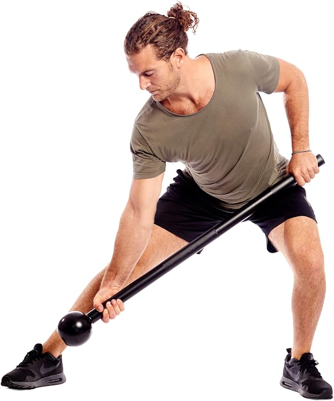Retrospec Revolve Steel Macebell for Strength Training, Rehabilitation, Stretching, Conditioning and Rotational Training - 5, 7, 10, 15, 20, 30lb Options for Women & Men