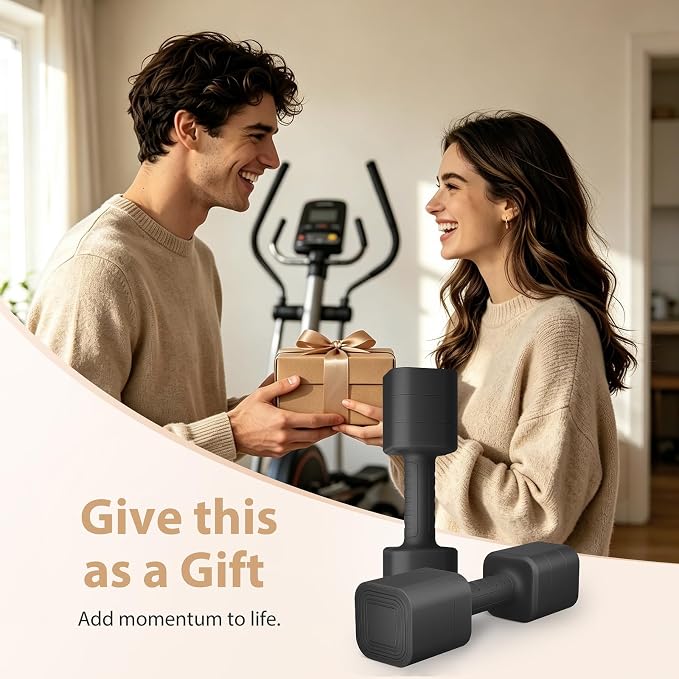 Adjustable Dumbbell Set of 2, 2.2-20LB Adjustable Weight Set, 3 in 1 Free Weights Dumbbells Set for women men at home, 2.2lb, 3.6lb, 5lb,10lb, 20lb, for Home, Office, Gym Exercise Training, Anti-slip Handle