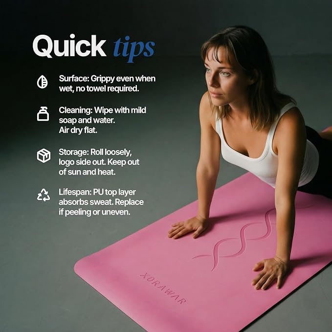 Natural Rubber Workout Mat with Bag | Thick Rubber mat 4.5 mm | Non Slip Yoga Mat Non Slip| Gym Mats for Home Gym Floor Mat, Home Exercise Mats for Home Workout Accessories, Fitness Mat, Workout Mats for Home Gym, Yoga Matt, Stretching Mat, Thick Exerc...