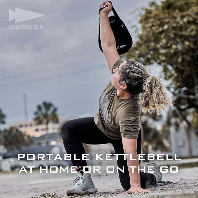 GORUCK Sand Kettlebell, Soft Kettlebell for Home Gym Training | Soft Sand Filled Kettlebell Weight, Floor Safe, For Weightlifting, Strength Training and Travel Workouts, Men and Women
