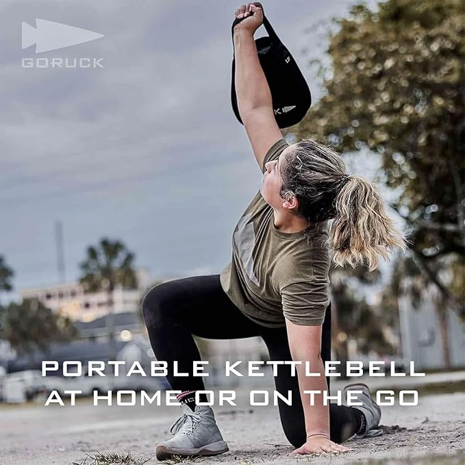 GORUCK Sand Kettlebell, Soft Kettlebell for Home Gym Training | Soft Sand Filled Kettlebell Weight, Floor Safe, For Weightlifting, Strength Training and Travel Workouts, Men and Women