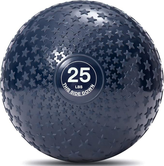JFIT Slam Ball – Build Strength - Endurance & Power | Superior Grip | Sand-Filled Core | Indoor & Outdoor Use