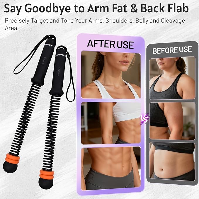 Portable Ropeless Battle Ropes for Men & Women,Adjustable Weights Cordless Battle Ropes for Home Gym,Exercise Ropes with Variable Resistance,for Strength & HIIT(Black)