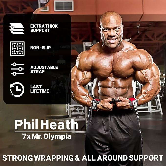 Schiek Sports Model 1000-DLS Deluxe Dowel Lifting Straps