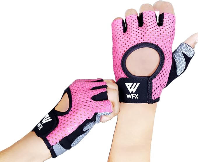 WESTWOOD FOX Weight Lifting Gloves for Men Women Gym Gloves with Wrist Wrap Support for Workout Training Exercise Fitness Hanging, Pull ups for Dumbbell, Cycling