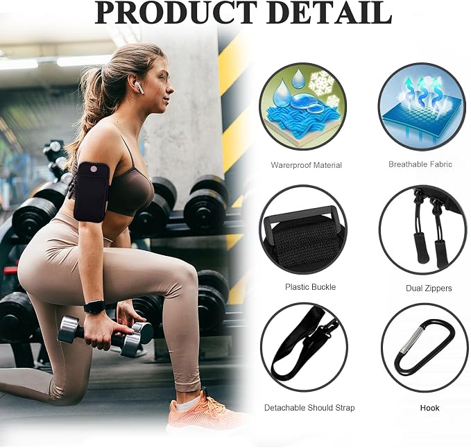 Phone Holder for Running Armband,Cell Phone Purse Small Crossbody Bags for Women Men Kids Pouch,iPhone 11 12 13 14 15 16e 16 17 Pro Max Xs X Xr Plus Mini Galaxy Ultra S26 S25+ Note Arm Bands