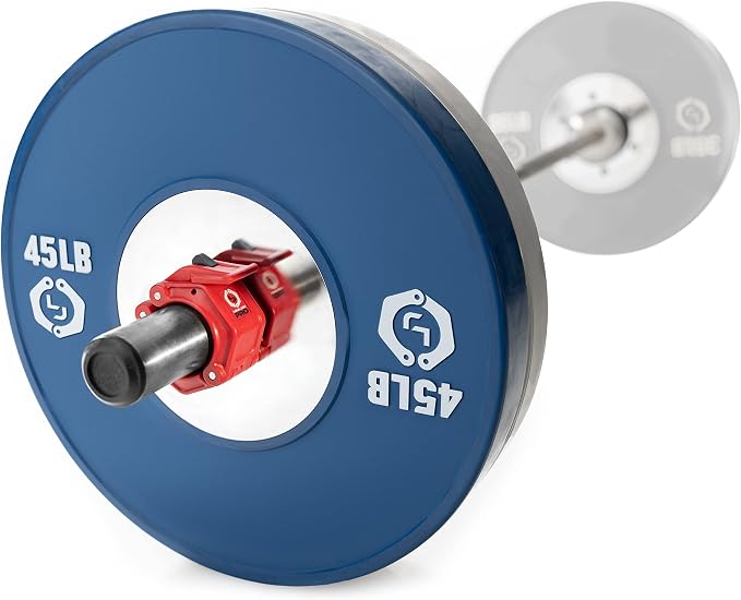 Lock-Jaw PRO 2 Barbell Collars Olympic Barbell Clamps 2 Pcs – Heavy Duty Bar Clamps for 2” & 50mm Olympic Bars – Secure Weight Bar Clamps for Strength Training & Home Gym Accessories – Quick Release