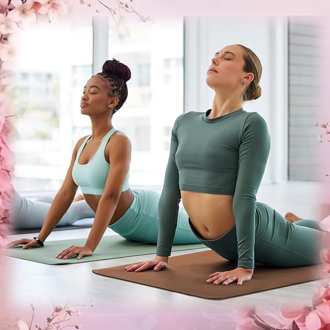 Timgle 24 Pack 68" x 24" Yoga Mat Bulk, 4mm Thick Extra Long Sports Mat Anti Slip Tear Resistant Yoga Exercise Set for Fitness Stretching Home Workout Gym and Studio
