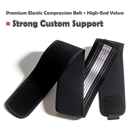 Lightweight Back Brace for Women Men, Pain Relieving Narrow Lumbar Support | Adjutable Dual Compression Support Belt Alleviates Pain in Lower Back Leg Pelvis Hip Spine Sciatica/Good for Work&Excercise