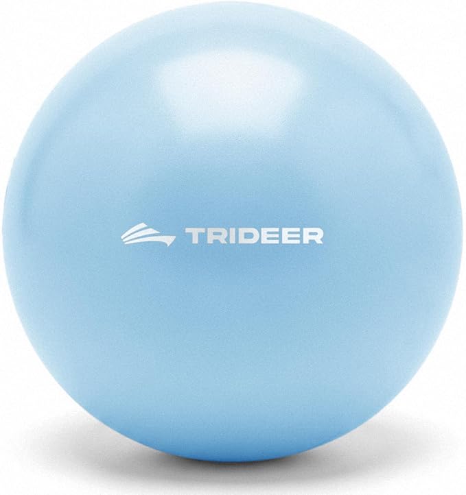 Trideer 9-Inch Pilates Ball, Small Exercise Ball Pilates Equipments for Yoga, Physical Therapy, Pregnancy, Postpartum, Core Training, Balance, Stability and Stretching