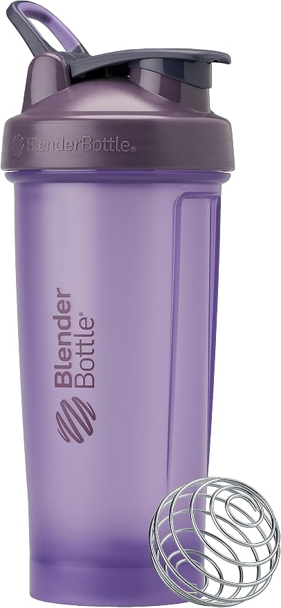 BlenderBottle Classic V2 Plastic Shaker Bottle 28 oz Purple