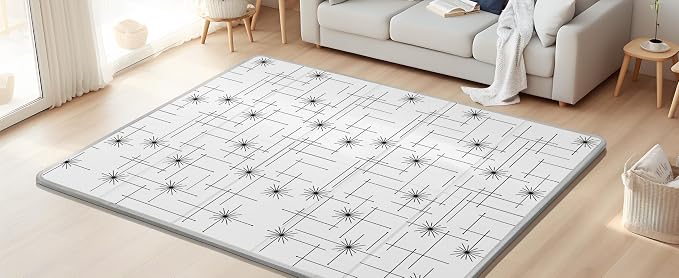 79x71 Baby Play Mat, Extra Large Baby Play Mat for Floor | Foldable Play Mats, Reversible Baby Floor Mat,Thick& Non-Toxic Safe for Babies, Infants and Toddlers, Indoor/Outdoor Use