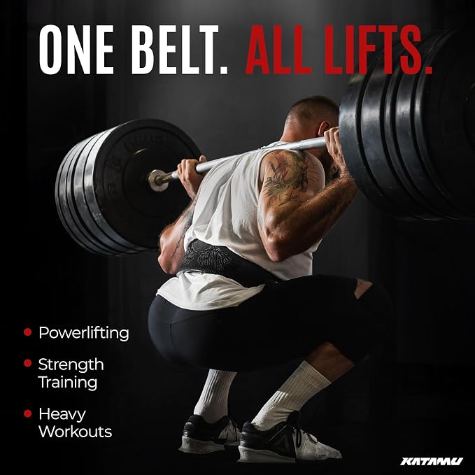Katamu USPA & IPL Approved Premium Lever Belt | — 10mm and 13mm Leather