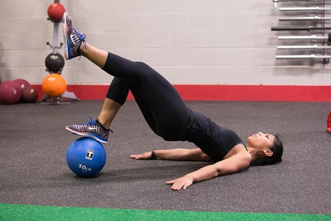 Body-Solid Rubber Medicine Ball - Superior Grip, Textured Surface, Adjustable Air Pressure Fitness Balls - Ideal for Cardio and Core Exercise in Home & Gym Workouts