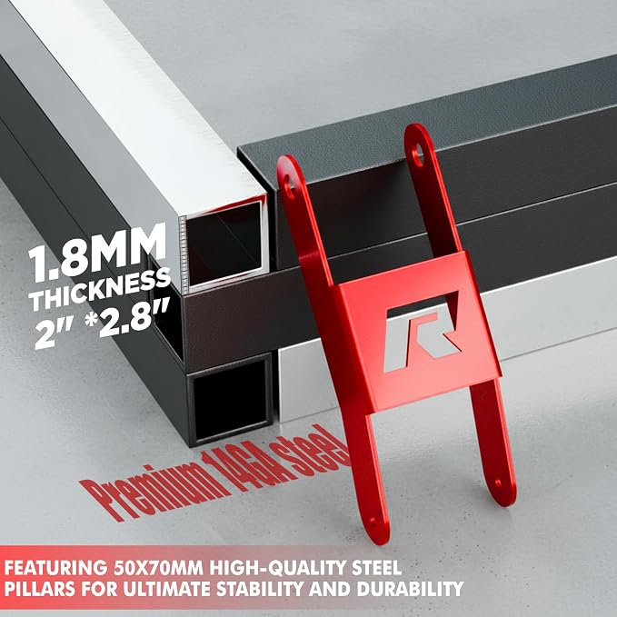 RitFit Adjustable/Foldable Utility Weight Bench for Home Gym | Incline Decline Flat, Multi-Position Backrest & Seat, Full Body Strength Training with Heavy Duty Steel Frame, Foldable