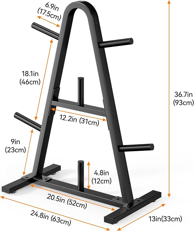 Weight Rack for Home Gym, 400 LB Weight Tree