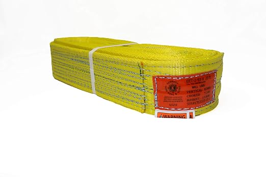 Kennedy Wire Rope & Sling Co. 3" x 35' 2-Ply Twist Eye Polyester Lifting Sling (Various Sizes in Listing) Made in The USA
