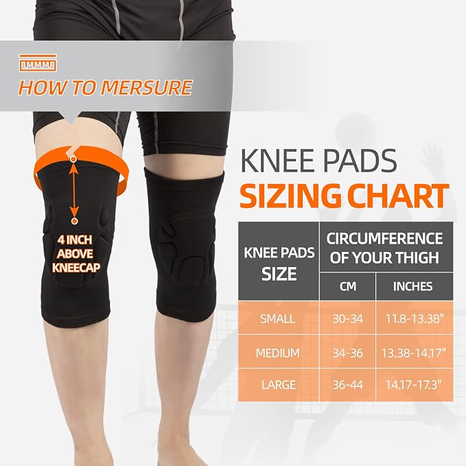 Volleyball Knee Pads for Dancers, Soft Breathable Knee Pads for Men Women Kids Knees Protective, Knee Brace for Volleyball Football Dance Yoga Tennis Running Cycling Workout Climbing