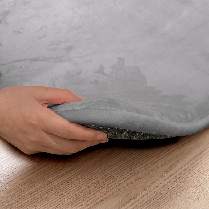 1.5" Thick Baby Play Mat for Floor, 79x118 Soft Foam Mats Dark Grey | Memory Mat for Baby to Play, Waterproof Easy Care with Non-Slip Tummy Time Play Mat for Nursery Playroom Classroom