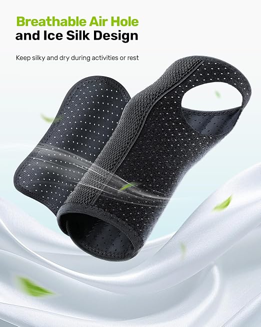Rakiie 2 Pack Carpal Tunnel Wrist Braces, Adjustable Wrist Support Splint for Night Sleep & Daytime Working, Hand Braces Pain Relief for Arthritis, Typing, Pregnancy, Men Women (Purple, S)