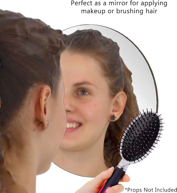 Marketing Holders Acrylic Mirror Sheet 20" Round Circle Tile Table Top Daycare Gym Driveway Spot Restrooms Speech Therapy Jewelry Makeupby