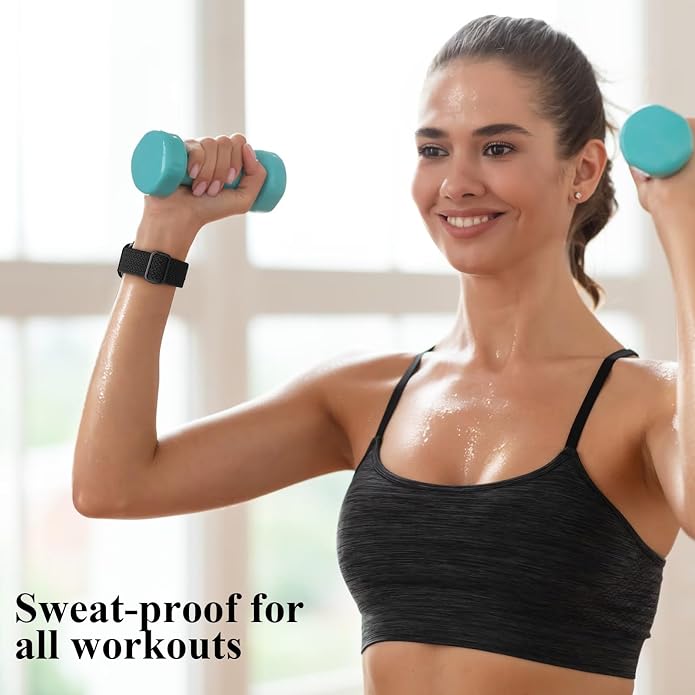 4 Pack Braided Stretchy Bands Compatible with Apple Watch 40mm 41mm 38mm 42mm 44mm 45mm 46mm 49mm Women Men, Breathable Nylon Elastic Daily Use Straps for iWatch Series 11/10 9 8 7 6 5 4 3 SE/Ultra 2
