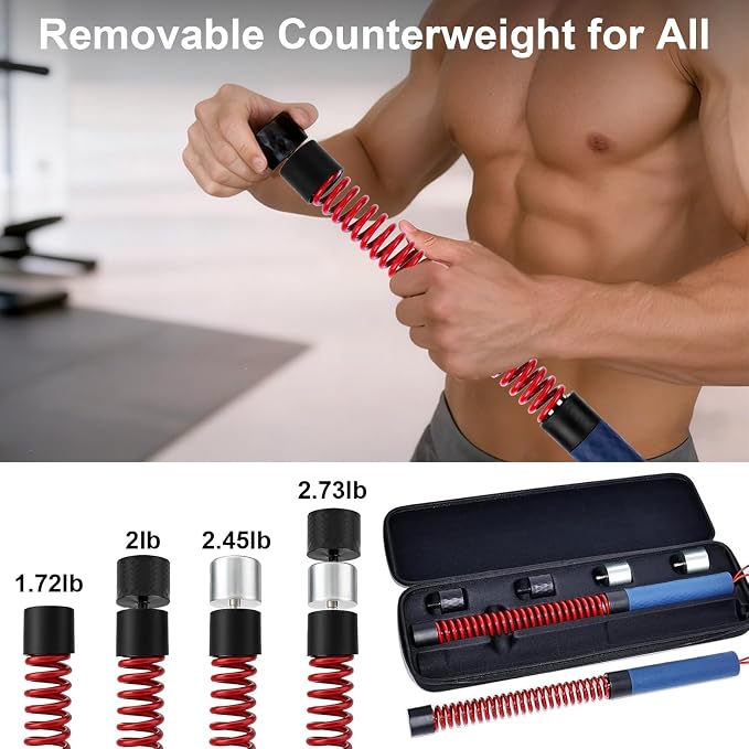 ASIEIT Upgraded Ropeless Battle Rope for Home Gym, Adjustable Weight Battle Ropes for Advanced Fitness Training, Portable Workout Ropes for Athletes, Boxers, Fitness Beginners, Burn Fat