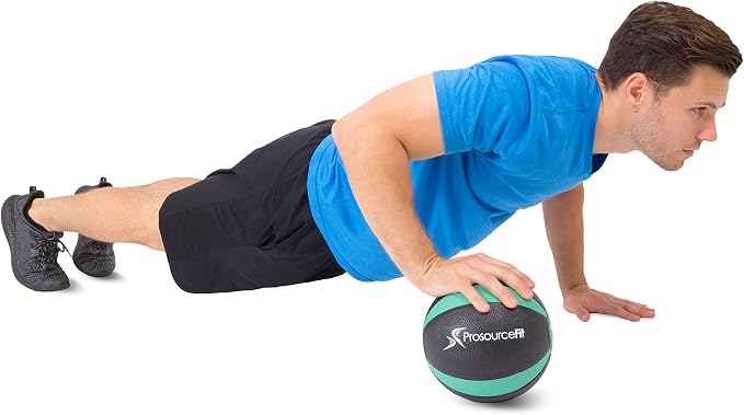 ProsourceFit Weighted Medicine Ball for Full Body Workouts