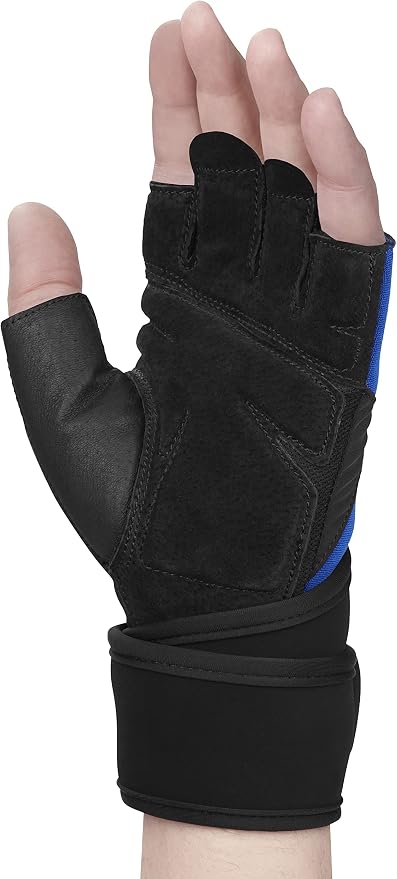 Harbinger Training Grip Wristwrap Weight Lifting Gloves, Unisex