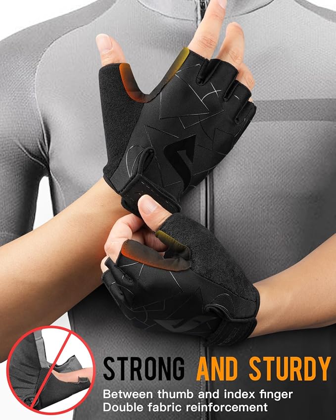 ATERCEL Cycling Gloves, Bike Gloves for Men Women, Bicycle Glove for Cycling, Workout, Gym, Training, Weight Lifting Outdoor, Mountain Bike, and Riding