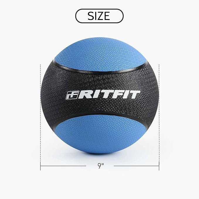 RitFit Balance Training, Coordination Fitness - Multiple Weights & Colors | Workout Exercise Ball for Core Strength, Balance Training, Coordination Fitness