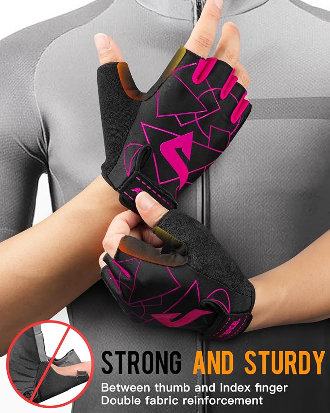 ATERCEL Cycling Gloves, Bike Gloves for Men Women, Bicycle Glove for Cycling, Workout, Gym, Training, Weight Lifting Outdoor, Mountain Bike, and Riding
