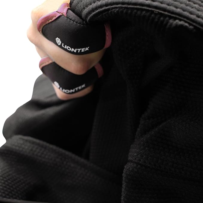 Single Finger Sleeve Pair - Sports Compression Finger Sleeve for BJJ, MMA, Basketball, Weight Lifting, and More