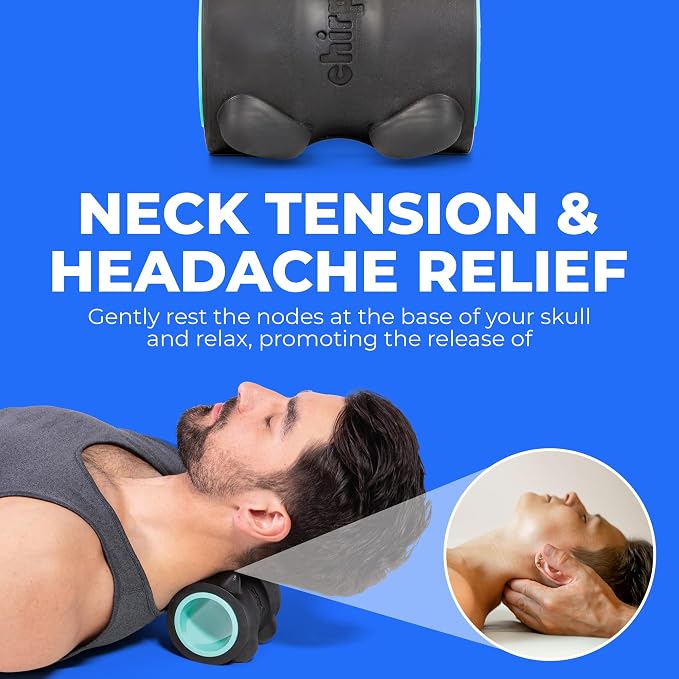 Chirp Wheel XR 4" Neck Wheel for Headache and Tension Relief, Mint | Neck Roller and Head Stretcher, Suboccipital Release Wheel, Tension Headache Massager, 4 Inch