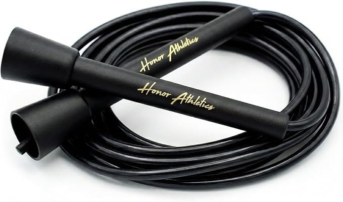 HONOR ATHLETICS Speed Rope, Skipping Rope - Best for Double Under, Boxing, MMA, Cardio Fitness Training Condition - Jump Rope