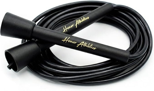 HONOR ATHLETICS Speed Rope, Skipping Rope - Best for Double Under, Boxing, MMA, Cardio Fitness Training Condition - Jump Rope