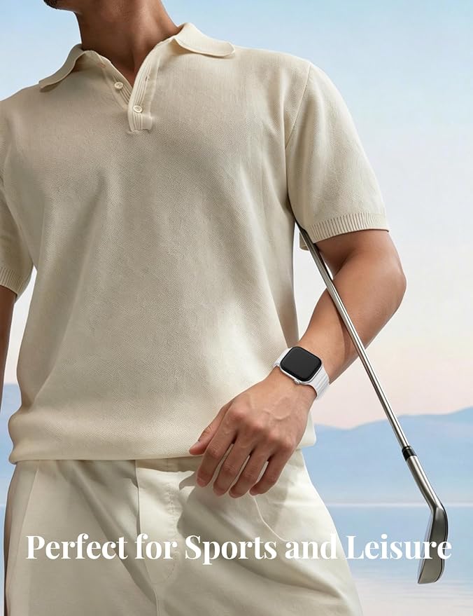 Patented Magnetic Silicone Sport Band for Apple Watch Bands for Women Men | Soft Silicone Solo Loop 40mm 38mm 41mm 44mm 45mm 42mm 49mm, Sport Strap for iWatch Series 11 10 9 8 7 6 5 4 3 2 1 SE Ultra