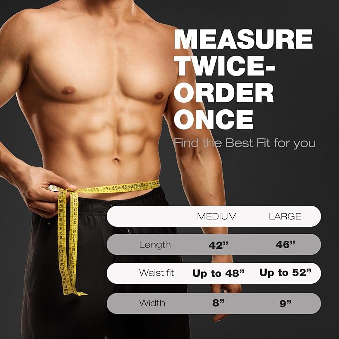 Premium Waist Trimmer & Trainer Belt for Men and Women - Sweat-Enhancing Slimming Wrap for Stomach, Adjustable Fit